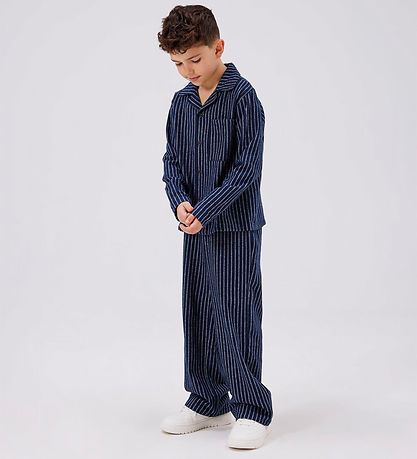 Name It Trousers - NknStrane - Navy Blazer Stripes