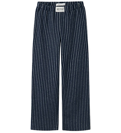Name It Trousers - NknStrane - Navy Blazer Stripes