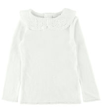 Blouse Name It - Laine - NmfWang - Blanc comme neige av. Volants Blouse Name It - Laine - NmfWang - Blanc comme neige av. Volants
