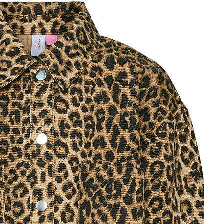 Vero Moda Girl Jacket - VmTullah - Silver Mink/Leopard