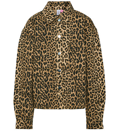 Vero Moda Girl Jacket - VmTullah - Silver Mink/Leopard
