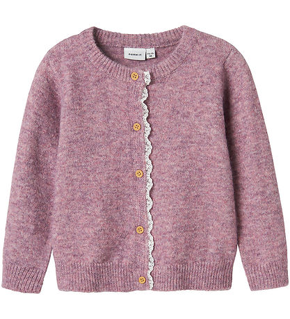 Name It Cardigan - Prjónað - NmfRikimmi - Mauve Orchid