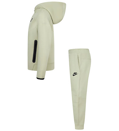 Nike Sweat Set - Cardigan/Sweatpants - Olive Aura