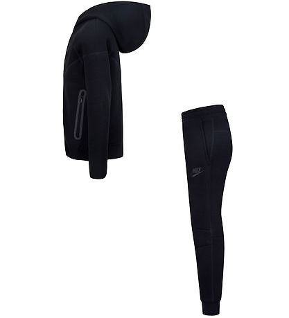 Nike Sweat Set - Tech - Cardigan/Sweatpants - Black