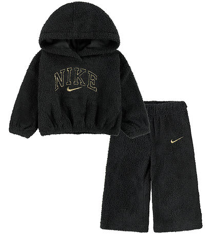 Nike Set - Hoodie/Trousers - Black/Gold