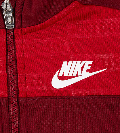 Nike Trainingspak - Cardigan/Broek - Gymrood