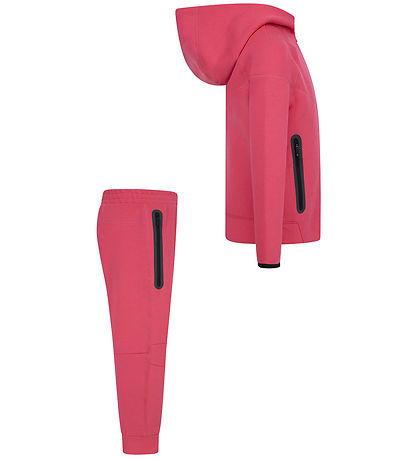 Nike Sweat Set - Tech - Cardigan/Sweatpants - Aster Pink