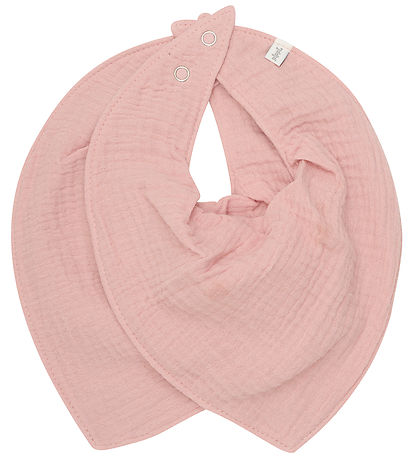 Pippi Drool bib - 2-Pack - Rose Tan