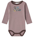 Name It Bodysuit L/æ - Wool - NbfWillow - Purple Dove