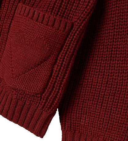 Lil' Atelier Cardigan - Knitted - NmfEmlen - Spiced Apple