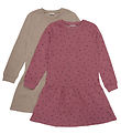 Minymo Dresses - 2-Pack - Apple Butter