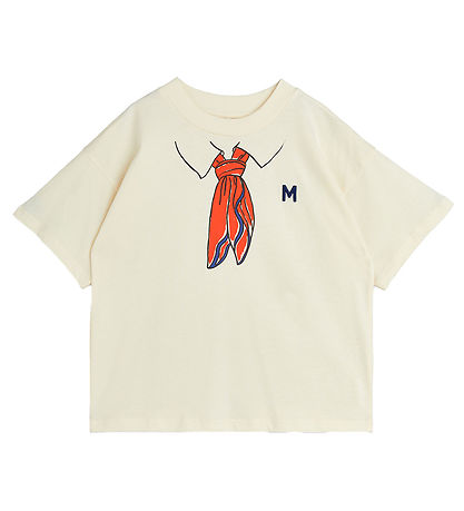 Mini Rodini T-skjorte - Skjerf - Offwhite