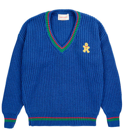 Bobo Choses Blússa - Prjónað - Piparkökur - Blue