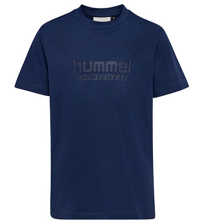 Hummel T-Shirt - hmlJr-basis - Dress Blue