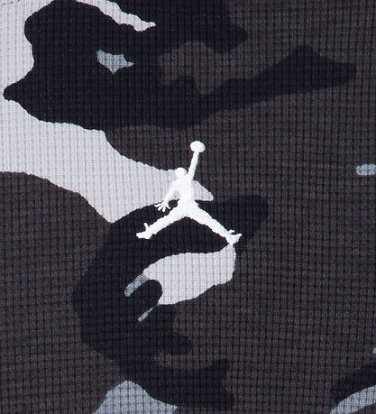 Jordan Blouse - Piqué - Smoke Grey/Camo Jordan Blouse - Piqué - Smoke Grey/Camo