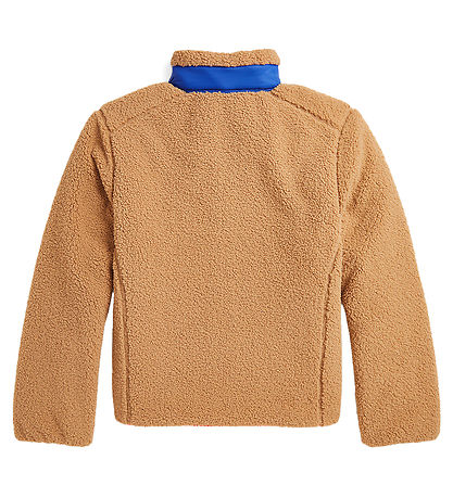 Polo Ralph Lauren Vadderad jacka m. Fleece - Vändbar - Brun/Blå 