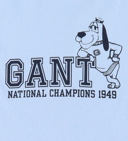 T-Shirt GANT - Dog Imprimé - Frais Blue T-Shirt GANT - Dog Imprimé - Frais Blue