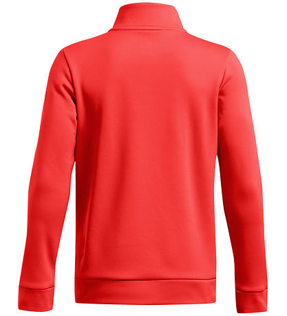 Under Armour Blouse - UA Armor Fleece - 1/4 Zip - Racer Red