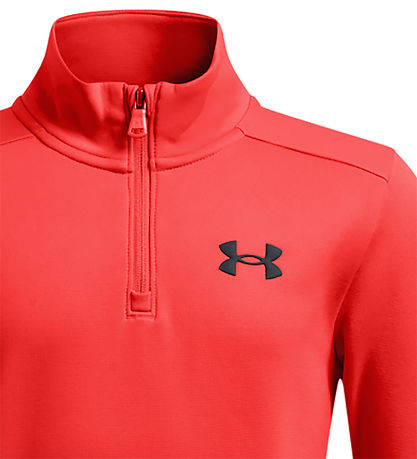 Under Armour Blouse - UA Armor Fleece - 1/4 Zip - Racer Red