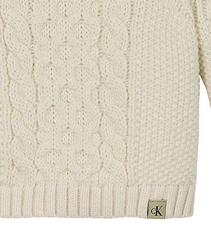 Calvin Klein Blouse - Knitted - Cable - Turtledove Calvin Klein Blouse - Knitted - Cable - Turtledove