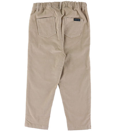 Calvin Klein Trousers - Corduroy - Rib Corduroy - Chateau Grey