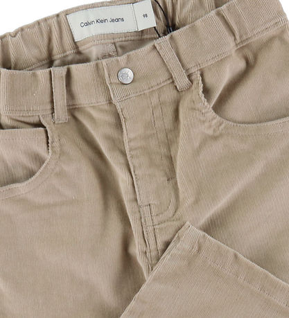 Calvin Klein Trousers - Corduroy - Rib Corduroy - Chateau Grey