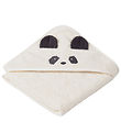 Liewood Baby towel - 100x100 cm - Augusta - Panda Cream De La