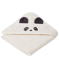 Liewood Baby towel - 100x100 cm - Augusta - Panda Cream De La