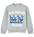 Mads Nørgaard Sweatshirt - Sonar - Light Grey Melange Mads Nørgaard Sweatshirt - Sonar - Light Grey Melange