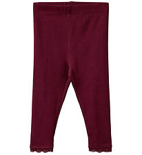 Sofie Schnoor Leggings - Rib - Nalinesb - Burgundy Sofie Schnoor Leggings - Rib - Nalinesb - Burgundy