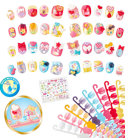 Aquabeads Perlenset - Nagelstudio - Hearts & Ribbons Nail Refill