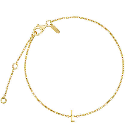 Design Letters Armband - L - 18 Karat vergoldet