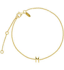 Design Letters Bracelet - M - 18K Gold Plated