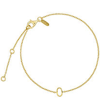 Design Letters Bracelet - O - 18K Gold Plated