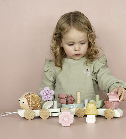 Little Dutch Stack train - Wood - 15 Parts - Fairy Garden Little Dutch Stack train - Wood - 15 Parts - Fairy Garden