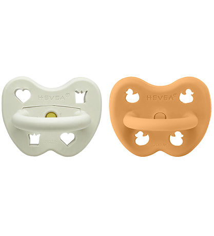 Tétine Hevea - 3-36 Mois - 2 Pack - Caoutchouc Naturel - La Rein