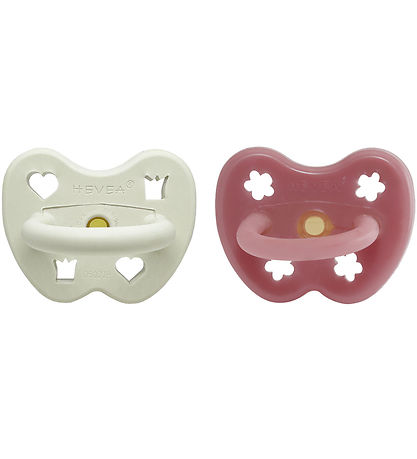 Hevea Pacifiers - 3-36 Mths. - 2-Pack - Natural Rubber - Winter 