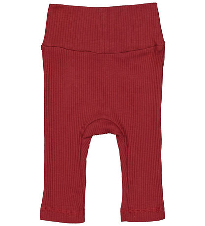 MarMar Trousers - Rib - Beer - Hibiscus Red