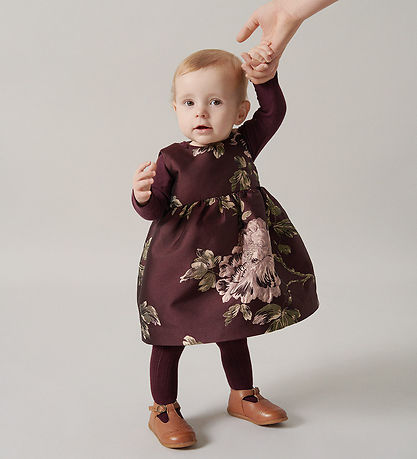 MarMar Kleid - Daelyna - Deep Maulbeer-Jacquard