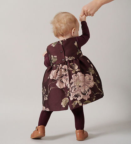 MarMar Kleid - Daelyna - Deep Maulbeer-Jacquard