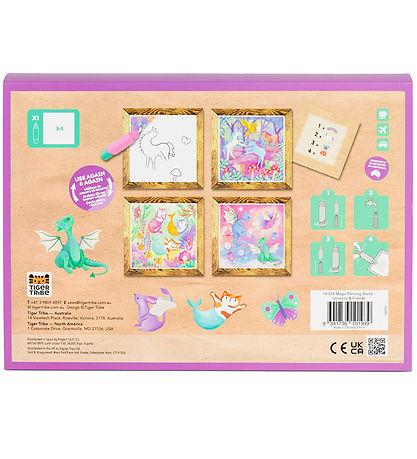 Tiger Tribe Färgset - Magic Painting World - Unicorns & Friends