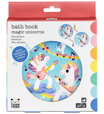 Tiger Tribe Bath Book - Magic Unicorns