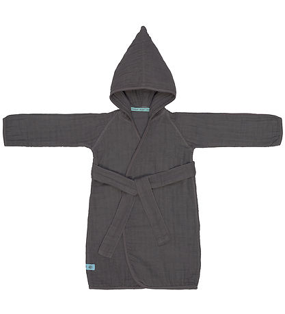 Lässig Bathrobe - Muslin - 2-3 years - Anthracite grey Lässig Bathrobe - Muslin - 2-3 years - Anthracite grey