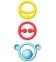 Moluk Teether - 3-Pack - Primary Colors Moluk Teether - 3-Pack - Primary Colors