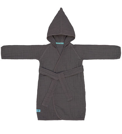 Lässig Bathrobe - Muslin - 12-18 Mths. - Anthracite
