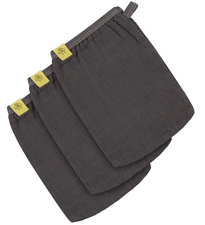 Lässig Washglove - 3-Pack - Anthracite