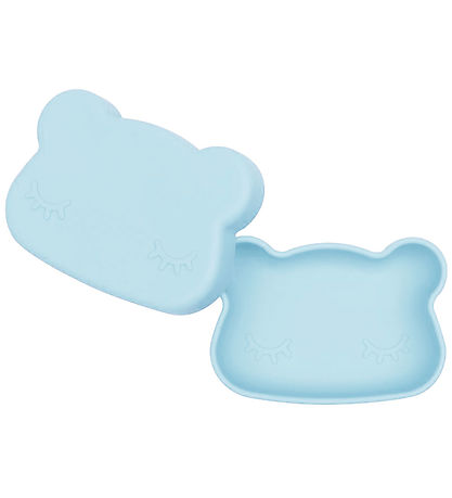 We Might Be Tiny Snackbox - Bear - Silicone - Powder Blue