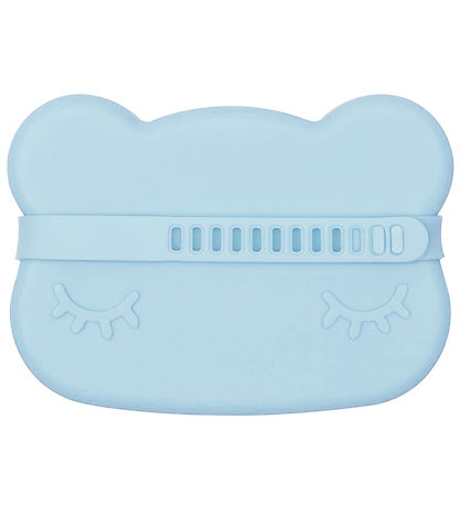 We Might Be Tiny Snackbox - Bear - Silicone - Powder Blue