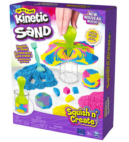 Kinetic Sand Beach Set - Squish N' Create - 382 grams Kinetic Sand Beach Set - Squish N' Create - 382 grams