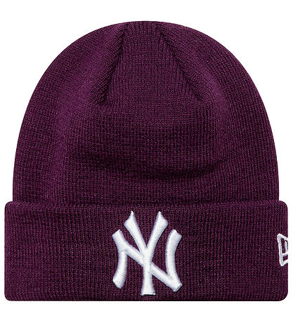 New Era Beanie - Knitted - New York Yankees - Purple